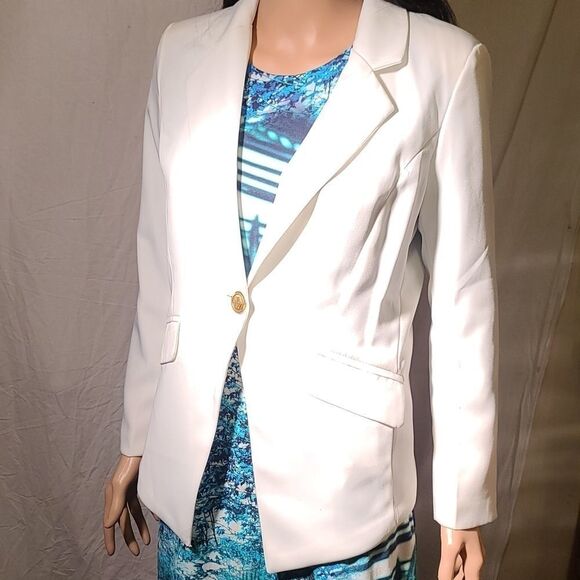 Owind white single breasted blazer - Picture 2 of 7